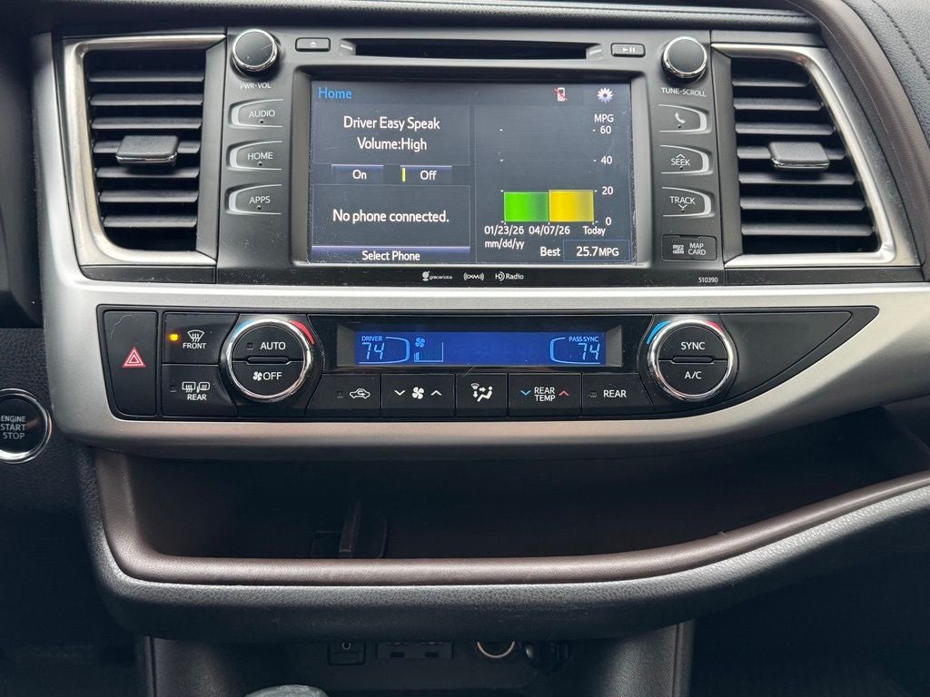 2019 Toyota Highlander XLE AWD
