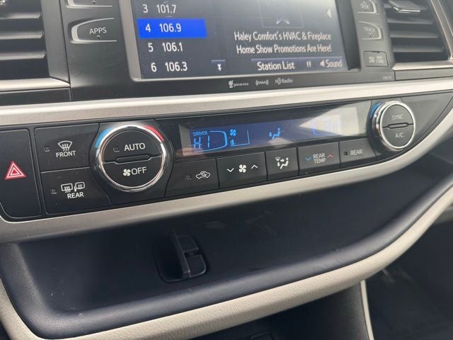 2018 Toyota Highlander XLE AWD