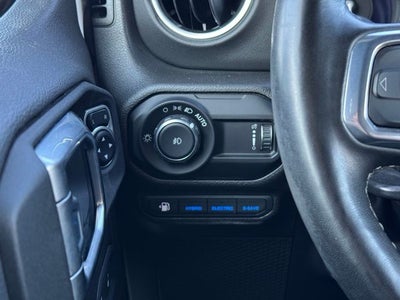 2023 Jeep Wrangler Sahara 4xe w/ Sky Power Roof + Heated Steering Wheel