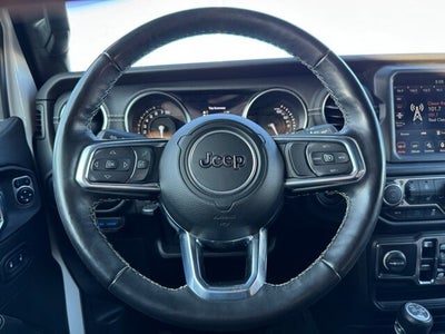 2023 Jeep Wrangler Sahara 4xe w/ Sky Power Roof + Heated Steering Wheel