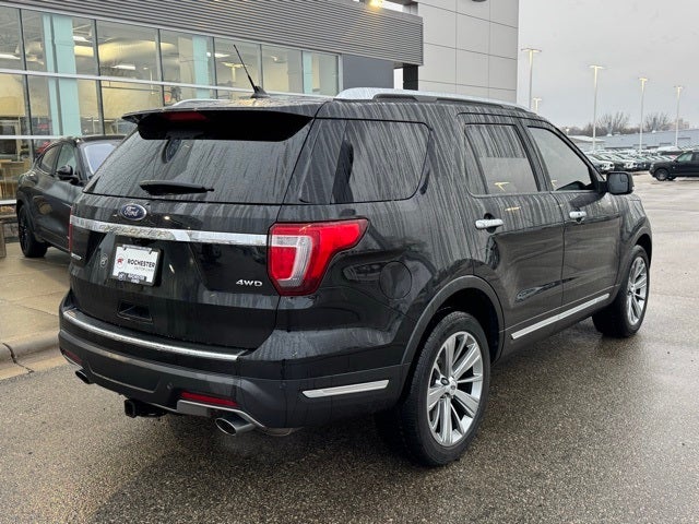 2018 Ford Explorer Limited w/ Heated Steering Wheel + Front 180 Camera