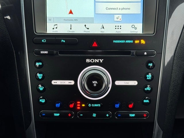 2018 Ford Explorer Limited w/ Heated Steering Wheel + Front 180 Camera