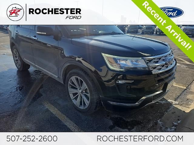 2018 Ford Explorer Limited w/ Heated Steering Wheel + Front 180 Camera