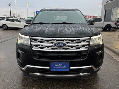2018 Ford Explorer Limited w/ Heated Steering Wheel + Front 180 Camera