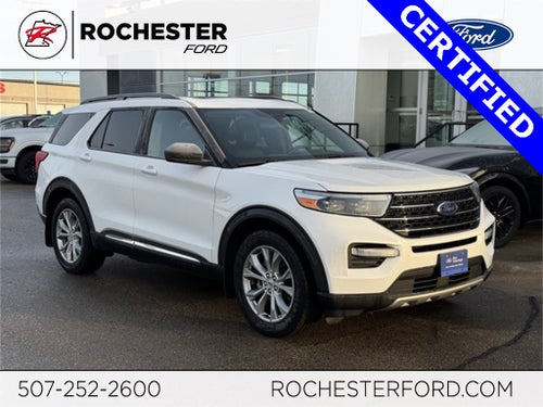 2020 Ford Explorer XLT w/ Twin Panel Moonroof + Heated Steering Wheel
