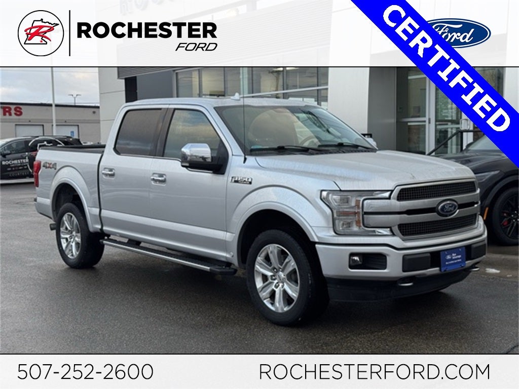 2019 Ford F-150 Platinum w/ Twin Panel Moonroof + Massaging Seats