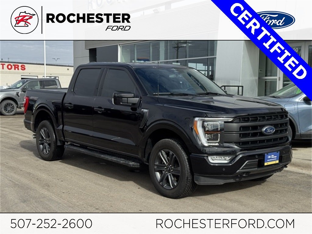 2023 Ford F-150 Lariat w/ Twin Panel Moonroof + Heated Steering Wheel