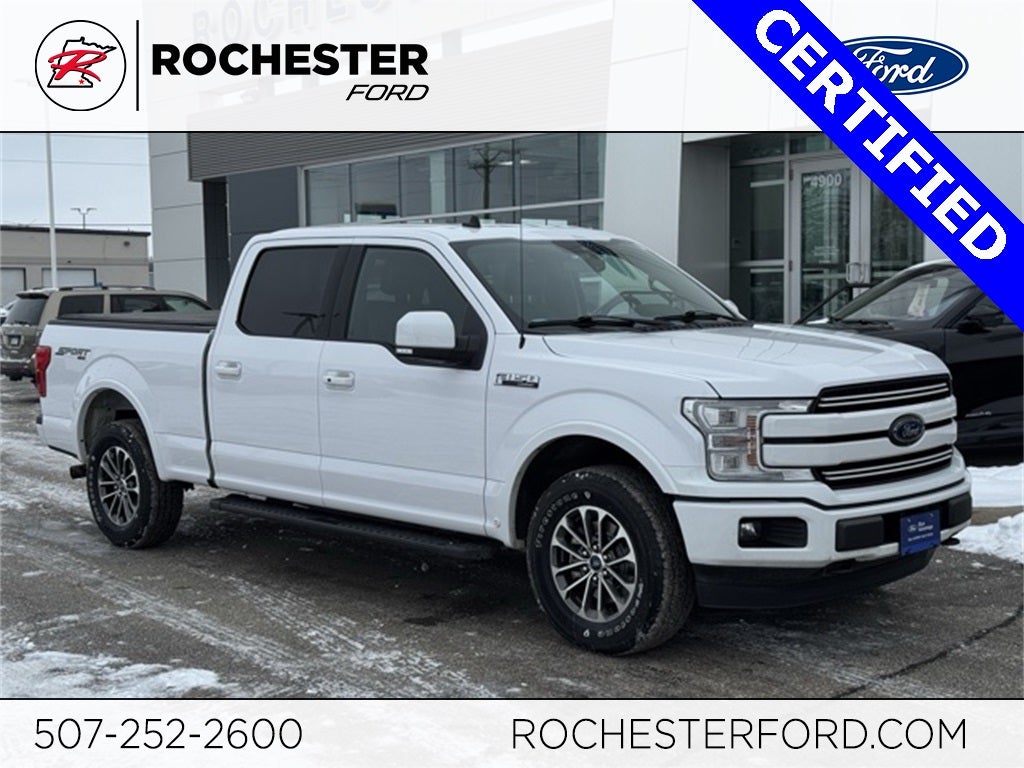 2019 Ford F-150 Lariat w/ Heated Steering Wheel + 157" Wheelbase / 6.5' B