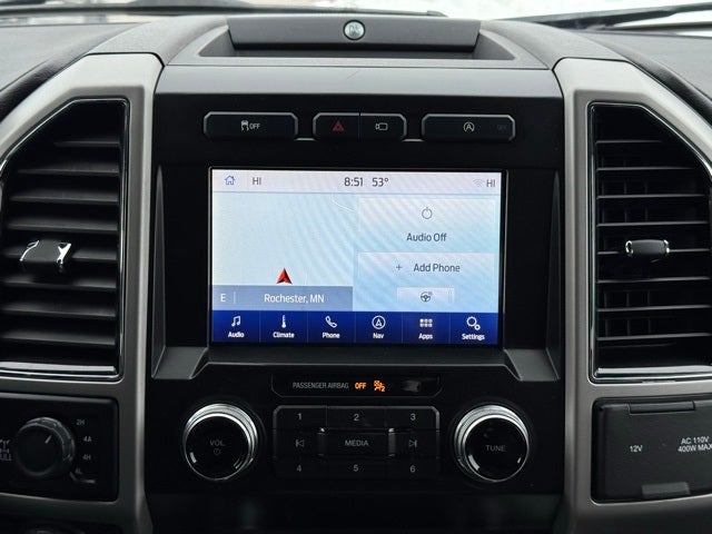 2019 Ford F-150 Lariat w/ Heated Steering Wheel + 157" Wheelbase / 6.5' B