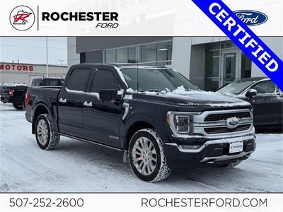 2022 Ford F-150 Limited w/ Twin Panel Moonroof + 360 Camera