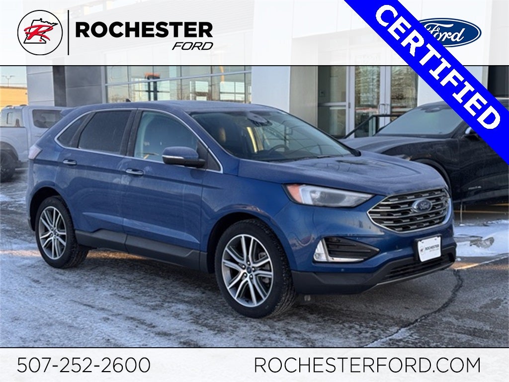 2022 Ford Edge Titanium w/ Panoramic Moonroof + Trailer Tow Package