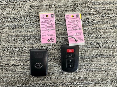 2015 Toyota Highlander Limited PRIOR SALVAGE TITLE