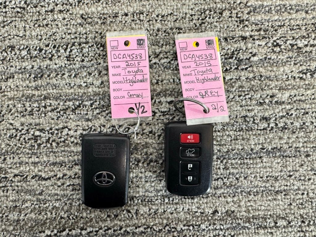 2015 Toyota Highlander Limited PRIOR SALVAGE TITLE